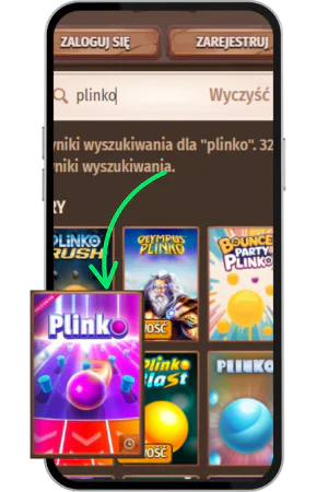 Plinko-znajdź naszą grę w wyszukiwarce